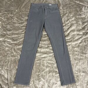Faherty Stretch Terry Jeans Mens 30x32.5 Gray 5 Pocket Zip Straight Leg Casual